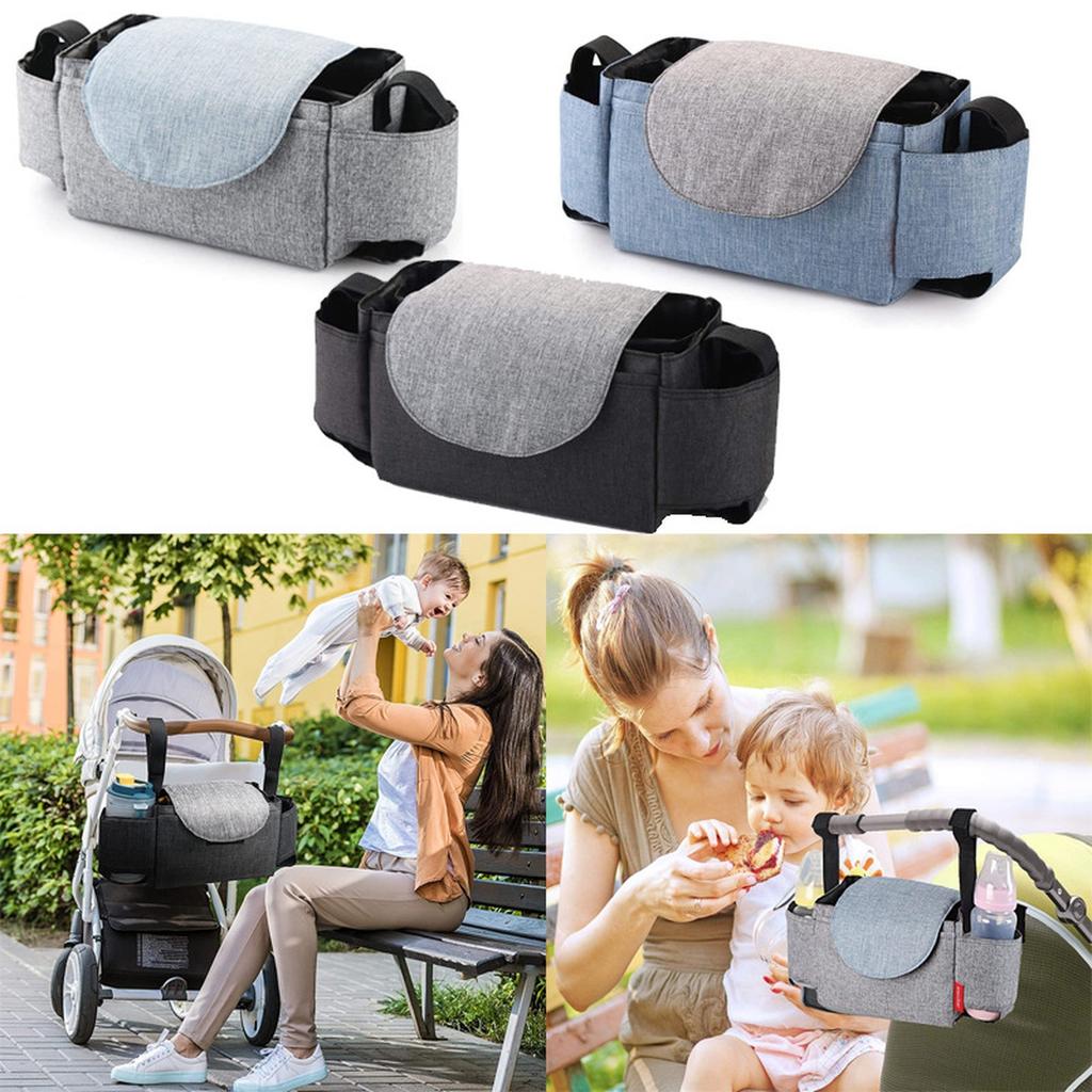 Baby Stroller Storage Bag Baby Milk Bottle Insulation Bags Diaper Bag Mummy Storage Bag Stuff Collection Stroller Accessories