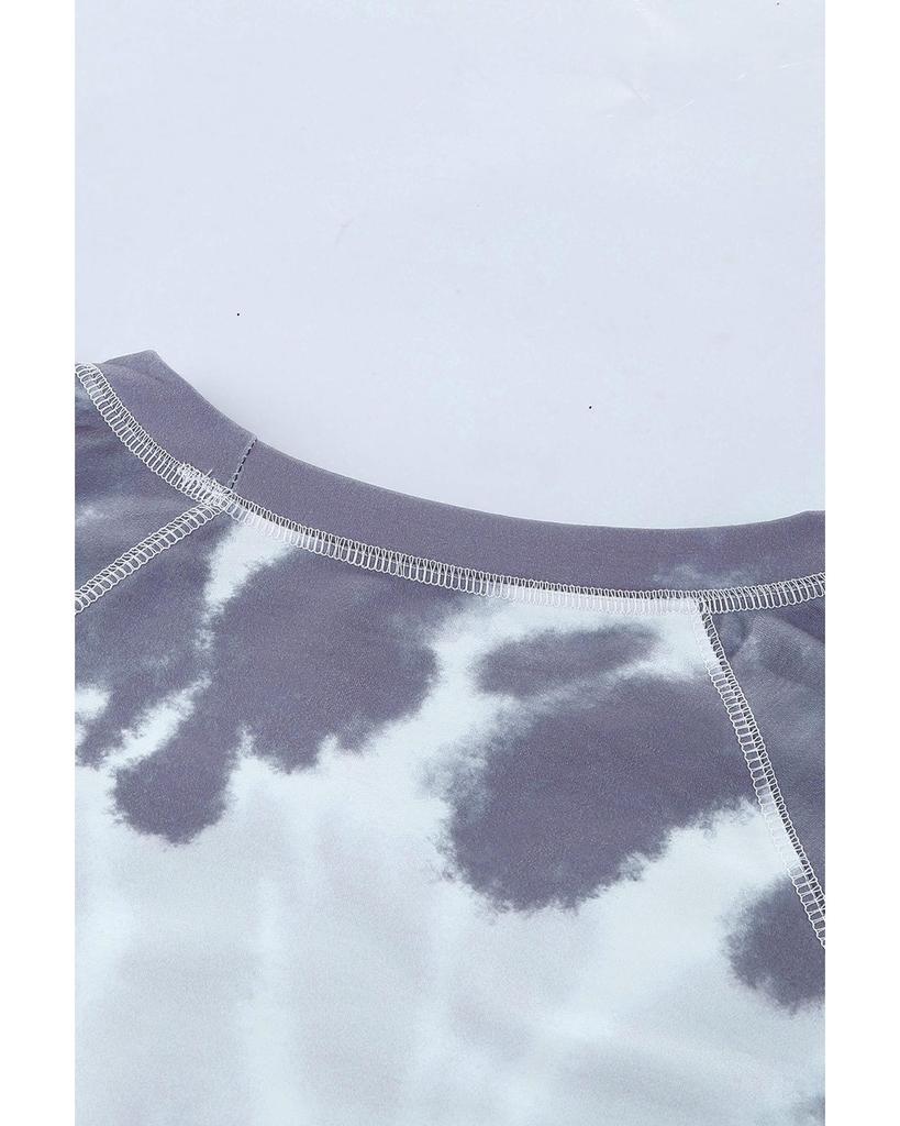 Azura Exchange Многоцветный Ombre Tie Dye свободный свитшот для отдыха