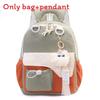 Color Blocked Childrens Backpack With Plush Pendant For School And Outings