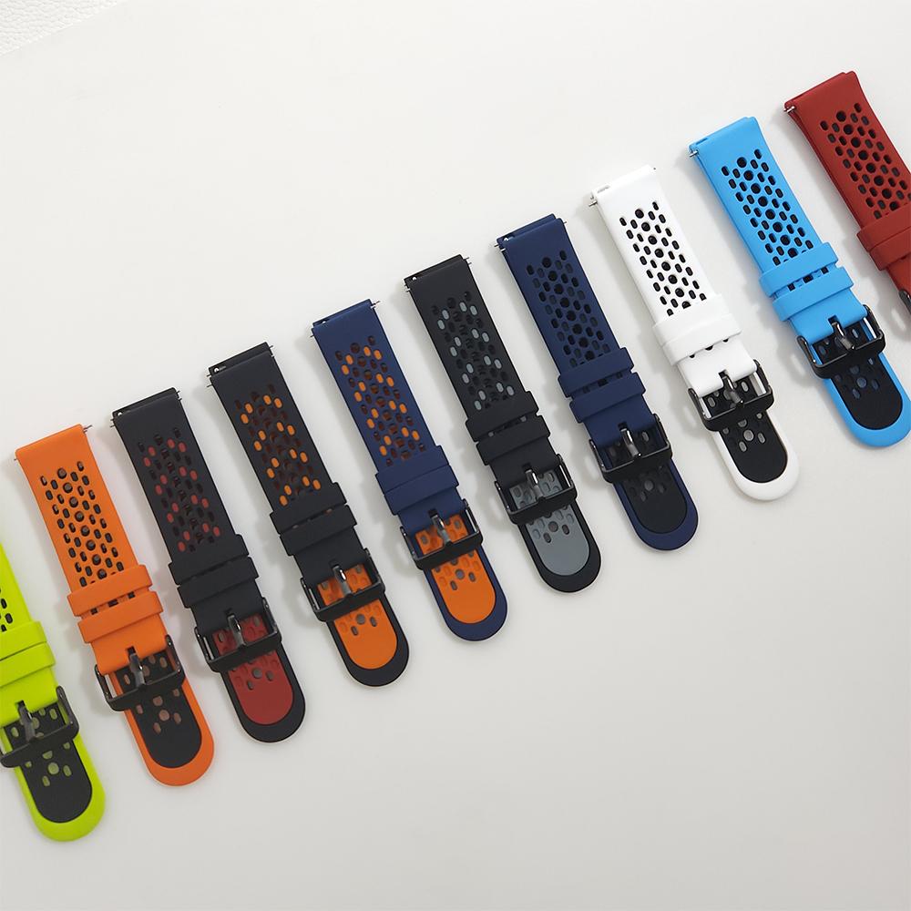 22 мм Запасной ремешок для наручных часов HONOR Watch GS 3/GS Pro/MagicWatch 2 46 мм/Magic Watch Силиконовый ремешок Браслет