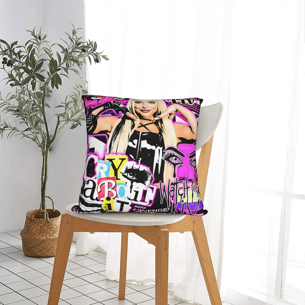 Liv Morgan Pillowcases Morden Pillow Case For Office Car Home Decor Soft Pillow Cover