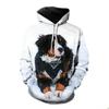 Bern Mountain Dog 3D Printed Hoodie Cute Animal Pullover Men Women Fashion Casual Oversized Hoodies Dog Harajuku Streetwear Tops