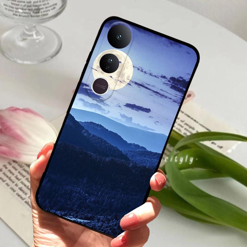 For Vivo V50 Lite Case V2441 Soft TPU Shockproof Silicone Bumper For Vivo V50 Lite 5G Protective Cover Shell Coque Fundas