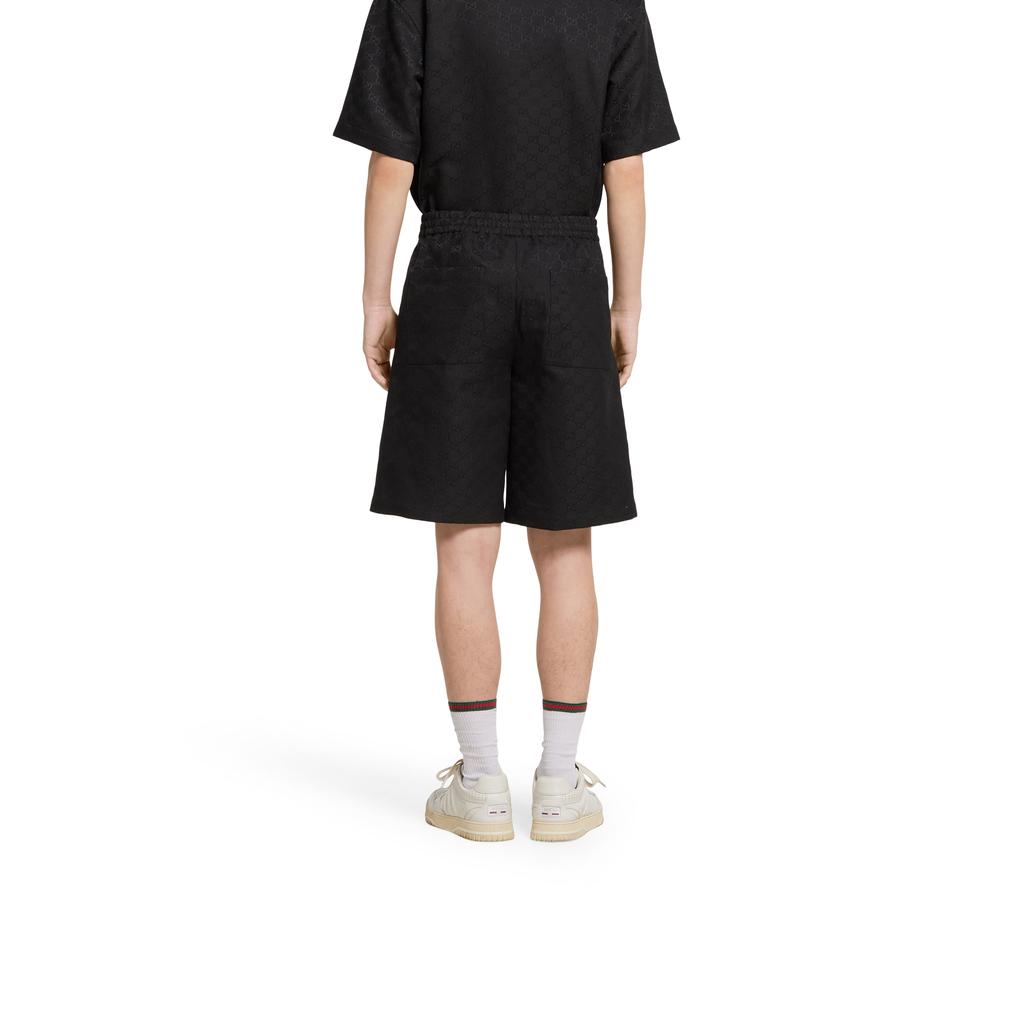 GUCCI Gg Canvas Linen Blend Shorts 810782-ZAM7G-1000