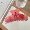 Acetic Acid Shell Hair Claw Korean Style Geometry Shark Clip Ocean Animal Hair Clip  Travel
