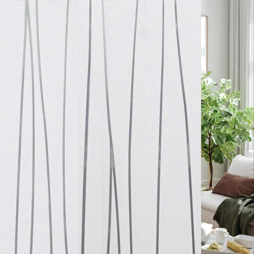 Широкая матовая пленка для защиты окон шириной 75/90 см, неклеящиеся пленки для оконных стекол, терморегулирующие статические съемные наклейки для окон