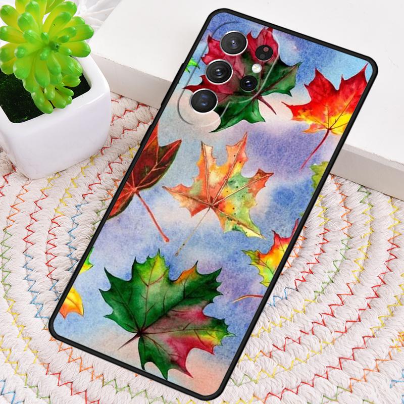 Осенние Листья Сезоны Чехол для Телефона для Samsung Galaxy note 10 pro S26 Ultra S23 S24 FE S25 S21 S22 PLUS противоударный Чехол
