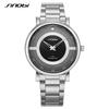 SINOBI Top Brand Luxury Men Quartz Watches Men Fashion Sports Watches Waterproof Stainless Steel Business Male Wristwatch Clock