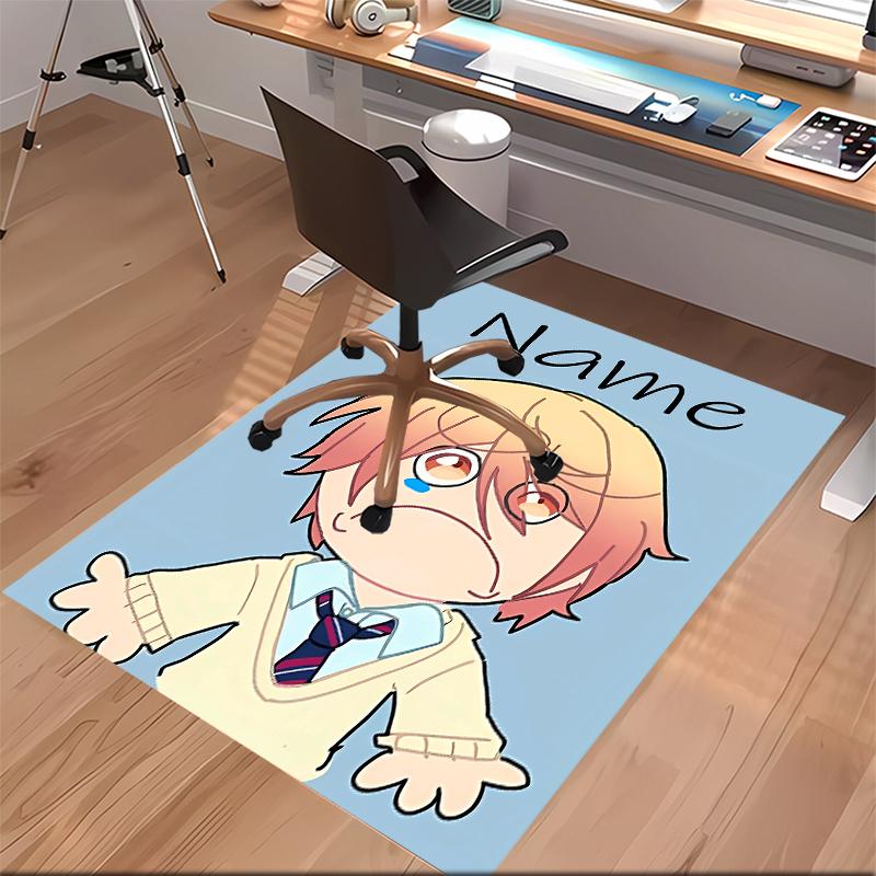 Custom personalization Tsukasa Tenma Print Area Rug - Soft, Washable Non-Slip Indoor Mat,Living Room,Home&Office Decorative Rug