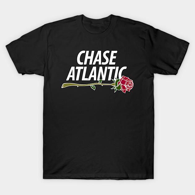 Мужская черная футболка с принтом Chase Atlantic, печать на трансферной бумаге без вырезания, хлопковая футболка - Мужская летняя хлопковая футболка с графическим принтом
