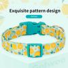 Cute Dog Collar Adjustable and Lightweight for Girl Female Boy Dogs,Soft and Fancy Summer Dog Collar with Lemon Special Design Pet Collar for Small