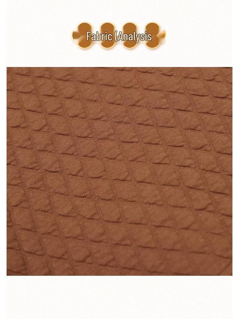 Women's Argyle Baseball Jacket - Loose Casual Round Neck, Long Sleeve for Spring & Autumn