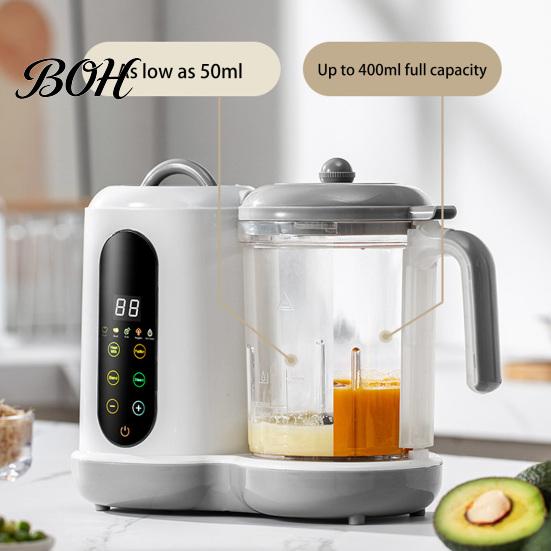 Nutrient Preserving Food Maker Infant Maker, Processor And Steamer, Puree Blender, Multifunctional Automatic Steam Cooking Device Baby Supplement for