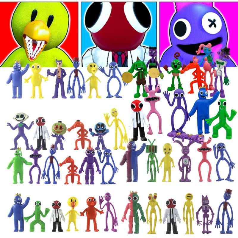 Красочный набор фигурок Roblox Rainbow Friends Playtime для детей