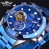 Men's Fashion Casual Hollow Mechanical Movement Automatic Mechanical Watch