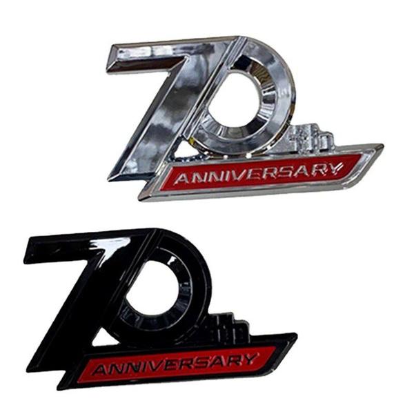 Серебряная боковая эмблема 70-летия Land Cruiser 100 200 300 fj200 LC300 Prado LC120 LC150 аксессуары