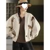Women's 2025 Retro Embroidered Jacket - Loose, Slimming Casual Top for Spring/Autumn