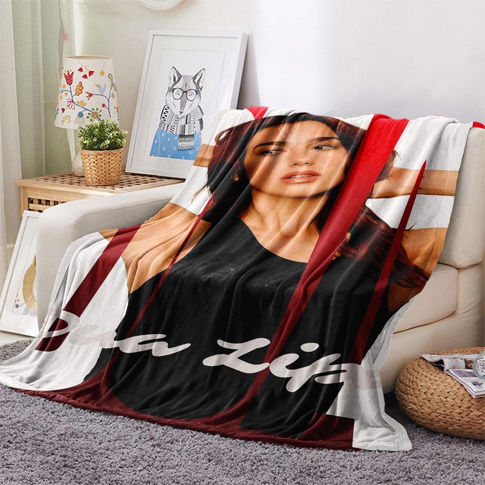 Dua Lipa Pop Diva Blanket, High quality Comfortable for All Seasons, Home Decor, Warmth and Comfort