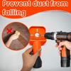Портативный пылесборник для дрели с эргономичной длинной ручкой Чаша для сбора пыли для электрической дрели Уловитель золы для бытовой электродрели Инструменты для очистки пыли