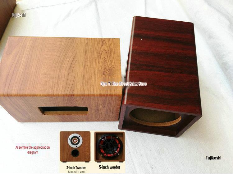 Деревянный корпус для автомобильного сабвуфера: 5-цветный тестовый корпус динамика, 5 размеров в наличии