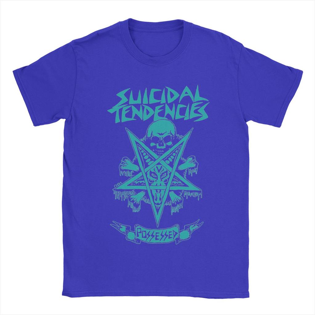 Suicidal Tendencies T-Shirts Men Novelty Cotton Tees Round Collar Short Sleeve T Shirts Gift Idea Clothing