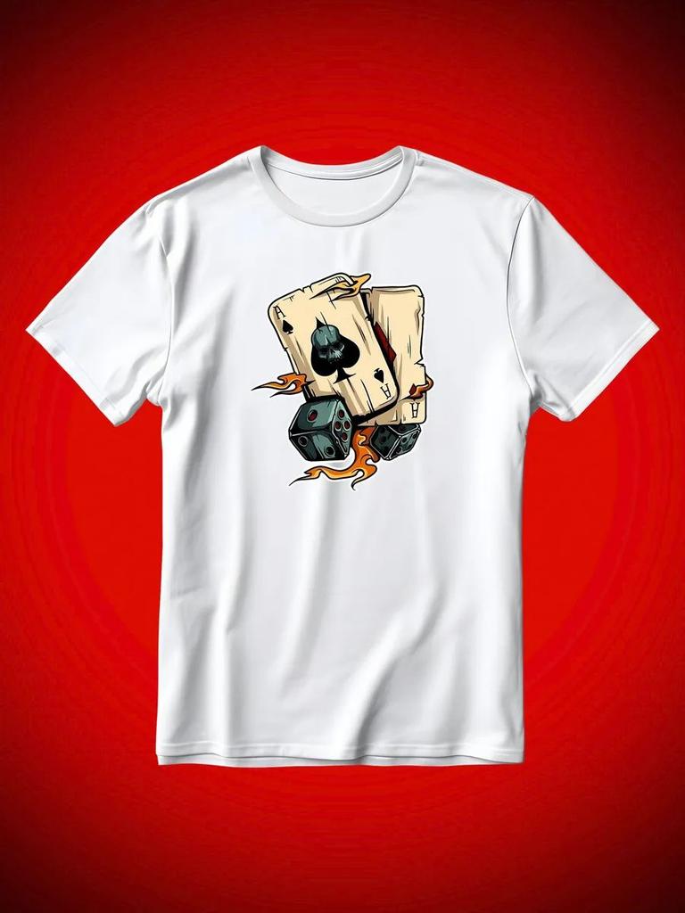 Футболка с игральными картами