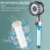 Multi-Functional One-Button Adjustment High Pressure Massage Shower Head Hose