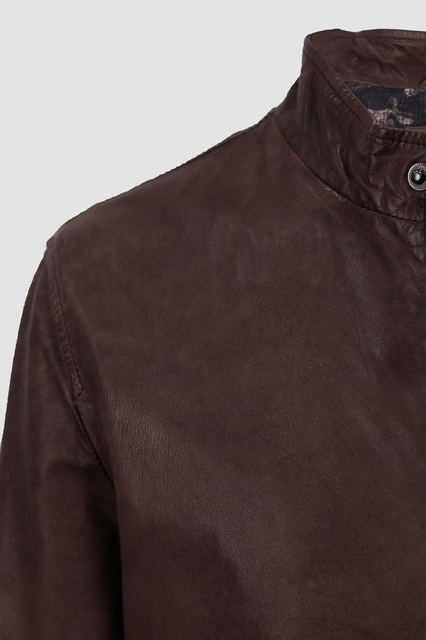 Ikalook Half Coated Washed Lambskin Jumper Aljp140