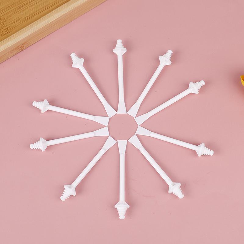 10 шт. восковая палочка для носа, пластиковая одноразовая палочка для удаления волос, восковая палочка