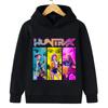 Kpop Demon Hunters Hoodies Autumn Winter Print Warm Comfortable Fashionable Children's Hooded