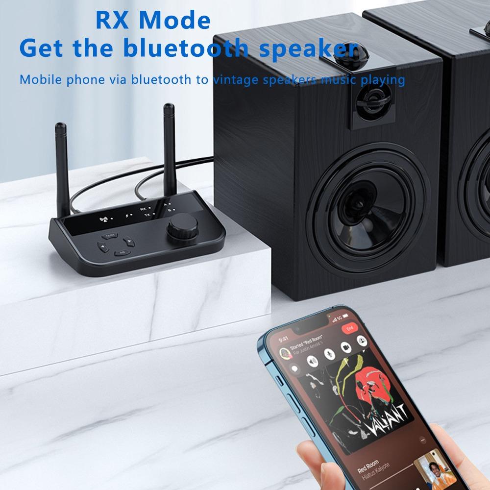 2IN1 Bluetooth 5.3 Адаптер аудиоприемника-передатчика 3D стерео беспроводной аудиоадаптер с разъемом AUX RCA 3,5 мм для автомобильного комплекта Динамики ТВ ПК Наушники