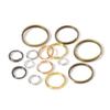 200pcs 5-14mm Key Rings Open Jump Split Rings Double Loops Circle Keychain Ring Holder Connectors for Jewelry Making