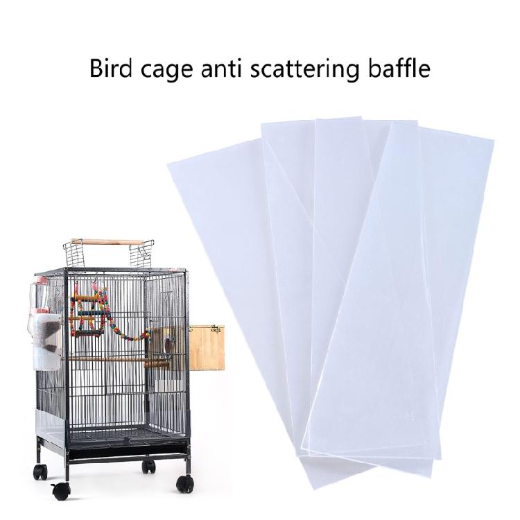 Интерактивная боковая защита от мочи для клетки для птиц, защита от разбрызгивания, подстилки, интерактивная защита от разбрызгивания для клетки для попугая