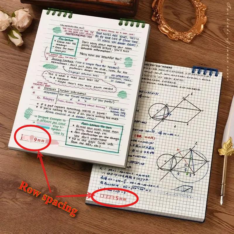 60 Sheets Premium Thick Notebook - Spiral Binding, PP Cover with Lines Pages, Suitable for Students and Professionals