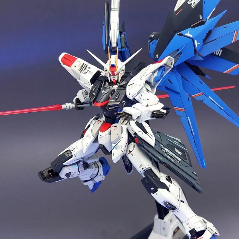HG Rising Freedom 1/144 Seed FREEDOM С Водными Наклейками Стойка Двойная Маска Сборная Фигурка Фигурки Действия Летающий Freedom XFS