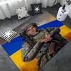 Украина Украинская Девушка Флаг Входной Коврик для Двери Нордический Стиль Спальня Гостиная Придверный Коврик Дом Балкон Противоскользящий Современный Домашний Декор