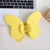 9 Colors Hair Claw Oversized Butterfly Solid Color Hair Clips Women Creative Barrettes Ponytail Shark Clips Hair Accessories