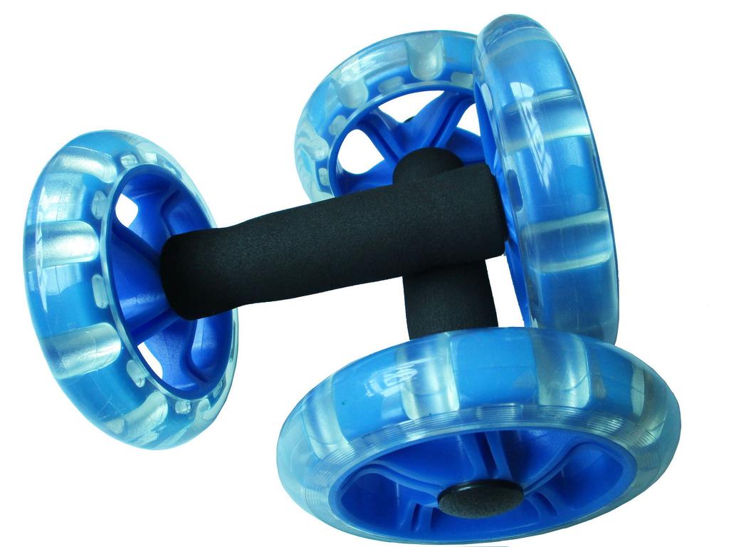 AB Wheel Rollers Четырехколесные колеса для брюшного пресса для тренировок в тренажерном зале для дома