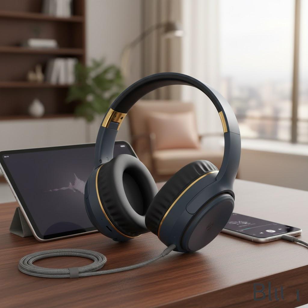 Wireless Foldable Over-Ear Bluetooth Headphones with Wired Option and Breathing Light for Gaming Music Sports Use