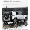 1/24 Rover Defender SUV Alloy Car Model Diecast & Toy Vehicles Metal Car Model Simulation Sound and Light Kids Gift