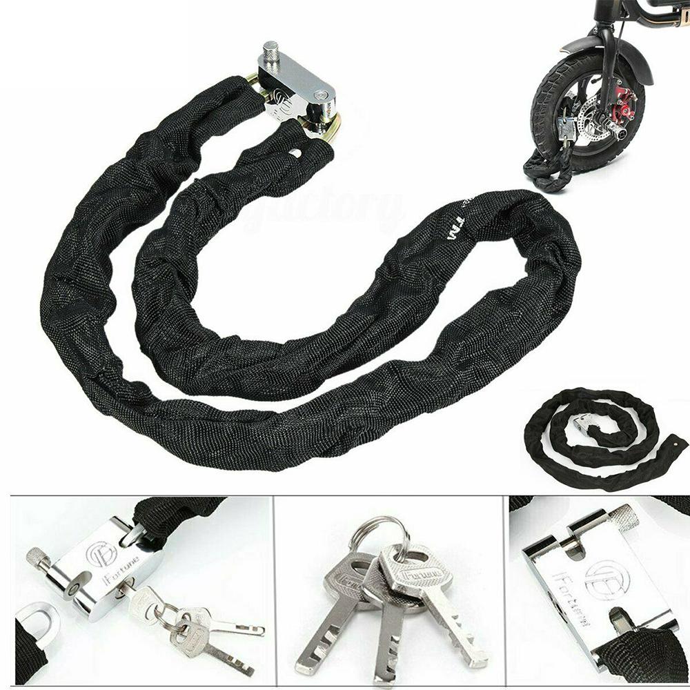 Bike Motorbike Scooter Security Cycling Heavy Duty Bike Accessories Chain Lock Padlock Bicycle Lock