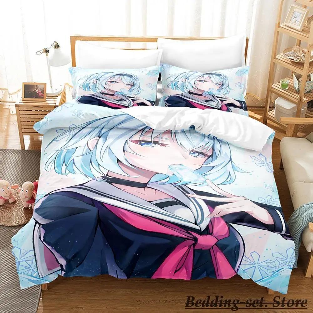 The Ryuo's Work Is Never Done! Bedding Set Single Twin Full Queen King Size Bed Set Adult Kid Bedroom Duvetcover Sets Anime