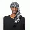 Fashion Printed Cotton Headscarf Middle East Dubai Türkiye Headband Muslim Women Hijab Islam Scarf Female Square Turban