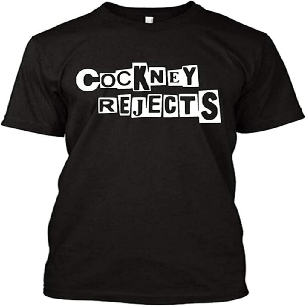 PizzaFaners Cockney Rejects Oi ! Punk Rock Men T-Shirt Graphic Unisex Black Tee Shirt