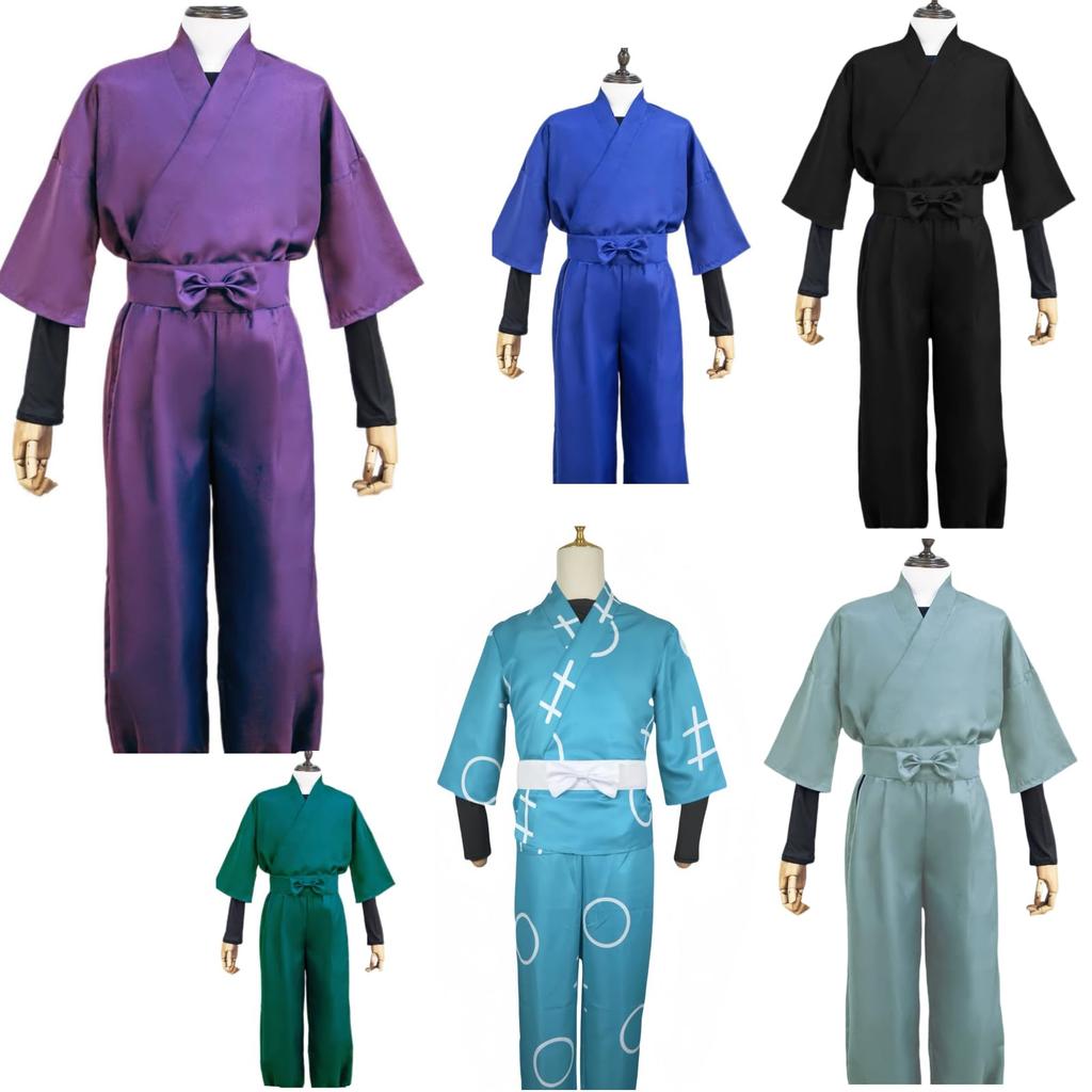 COSSA Cosplay Costume Set for Ninjutsu Academy and 6th Halloween Costume Set with Hood Ninja/Tama 1st, 2nd, 3rd, 4th, 5th, Graders, (Black, XL)