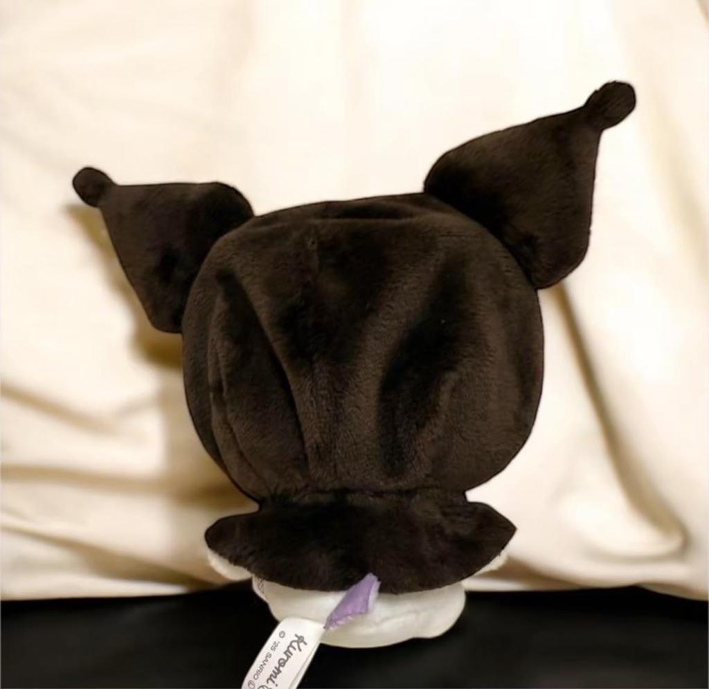 Dressed-up Mime plush toy with poncho, approximately 15cm, official cute item (1, black)