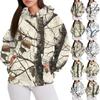 Women's Fashion Casual Pullover Hooded Sweatshirt  Printed Long Sleeve Sweatshirt