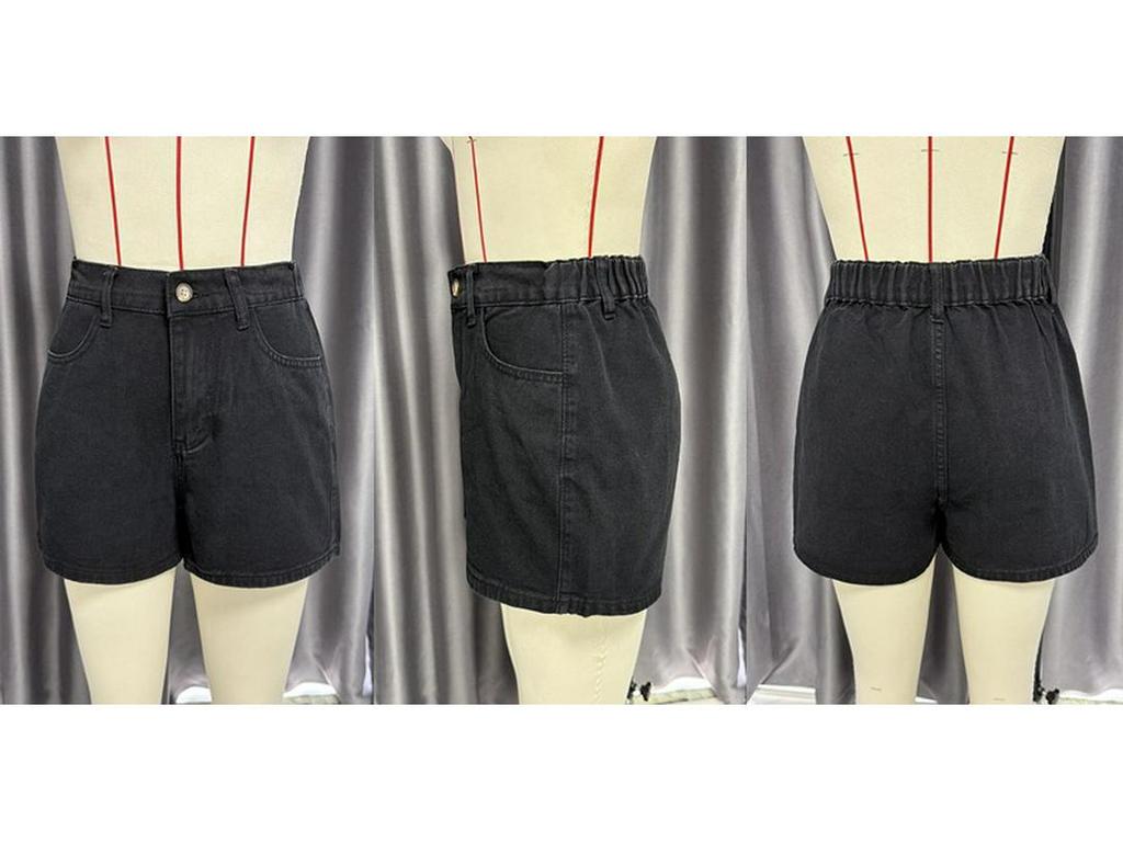 Spring/Summer 2025 European & American Fashion Sleeveless High Waist Loose Denim Shorts Set