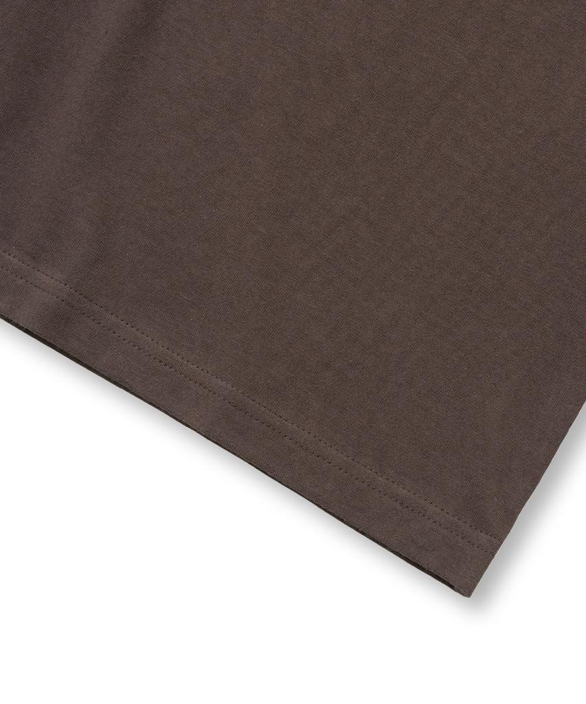 Brown Bless Tag Tee - Dark Brown