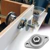 Zinc Alloy Pillow Block Bearing KP08 KFL08 8mm Inner Bore Shaft Rod Bearings Brackets Self-Alignment Mounted Ball Bearings
